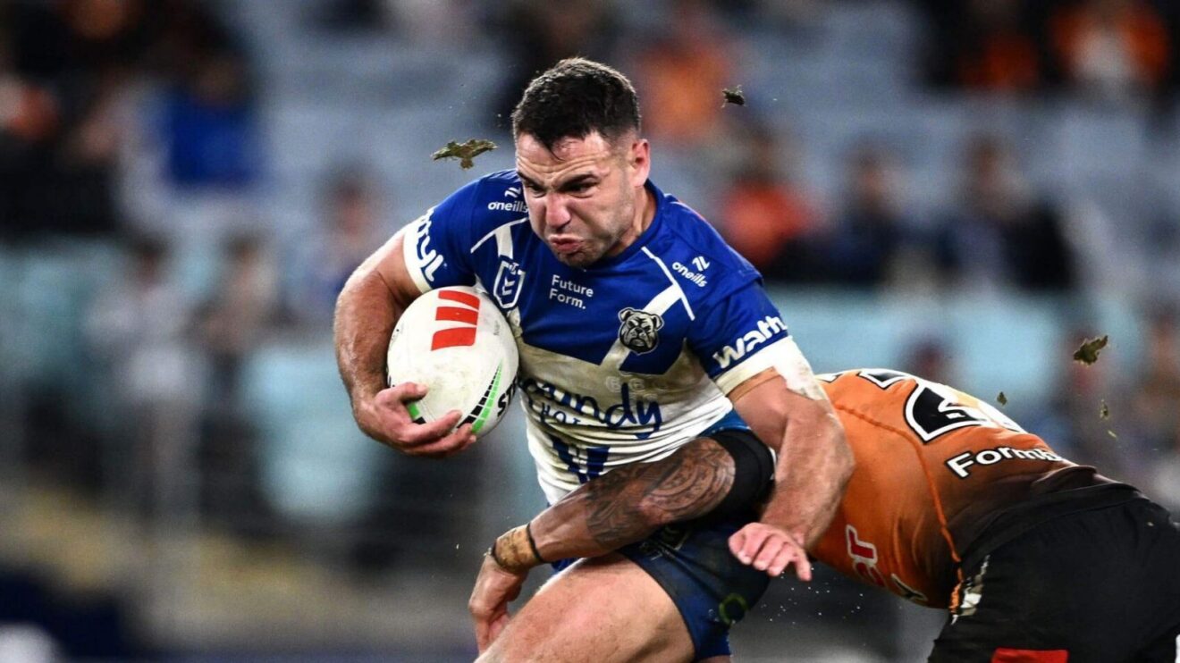 Sean O'Sullivan in action for Canterbury Bulldogs