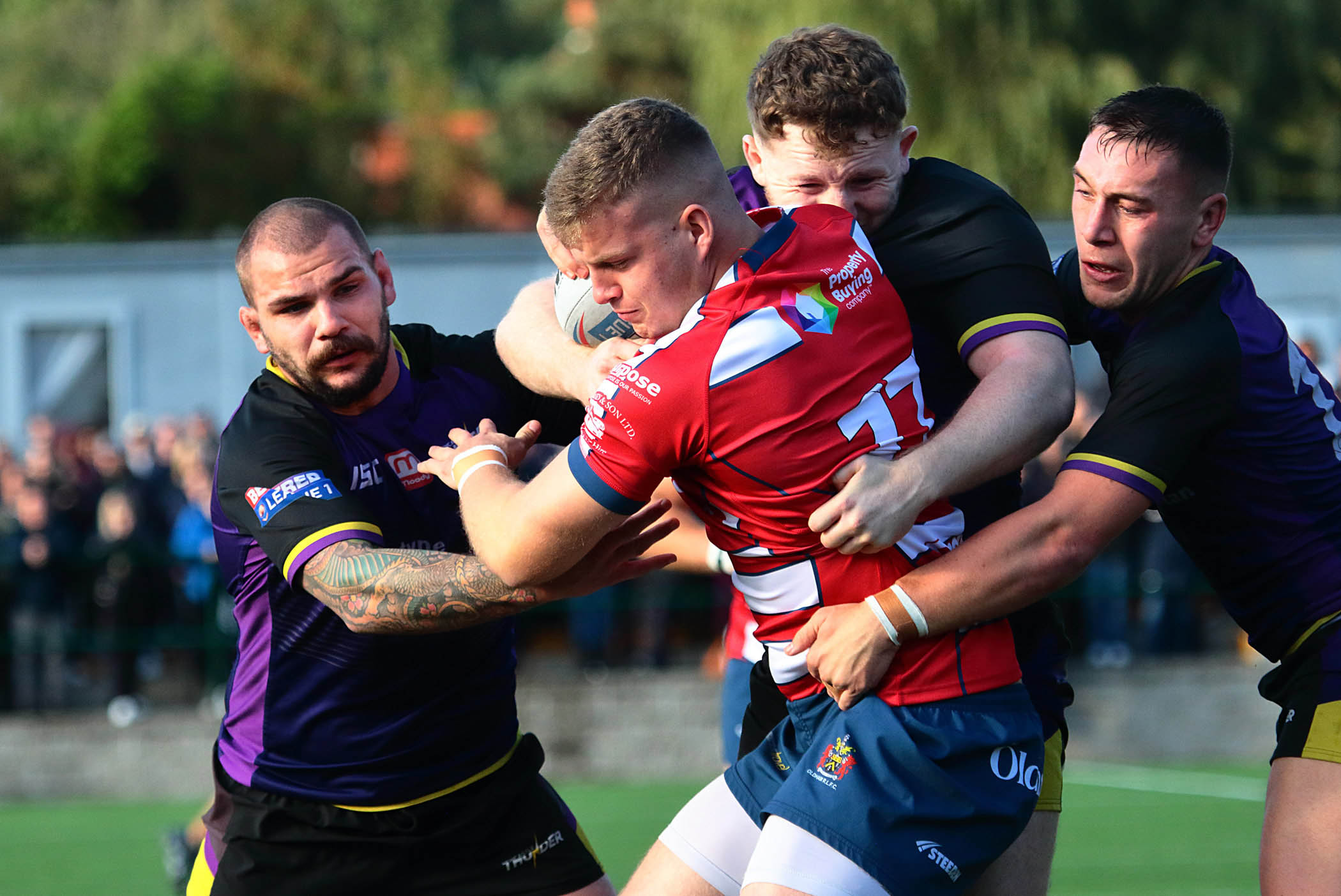 Jimmy Beckett in action for Oldham