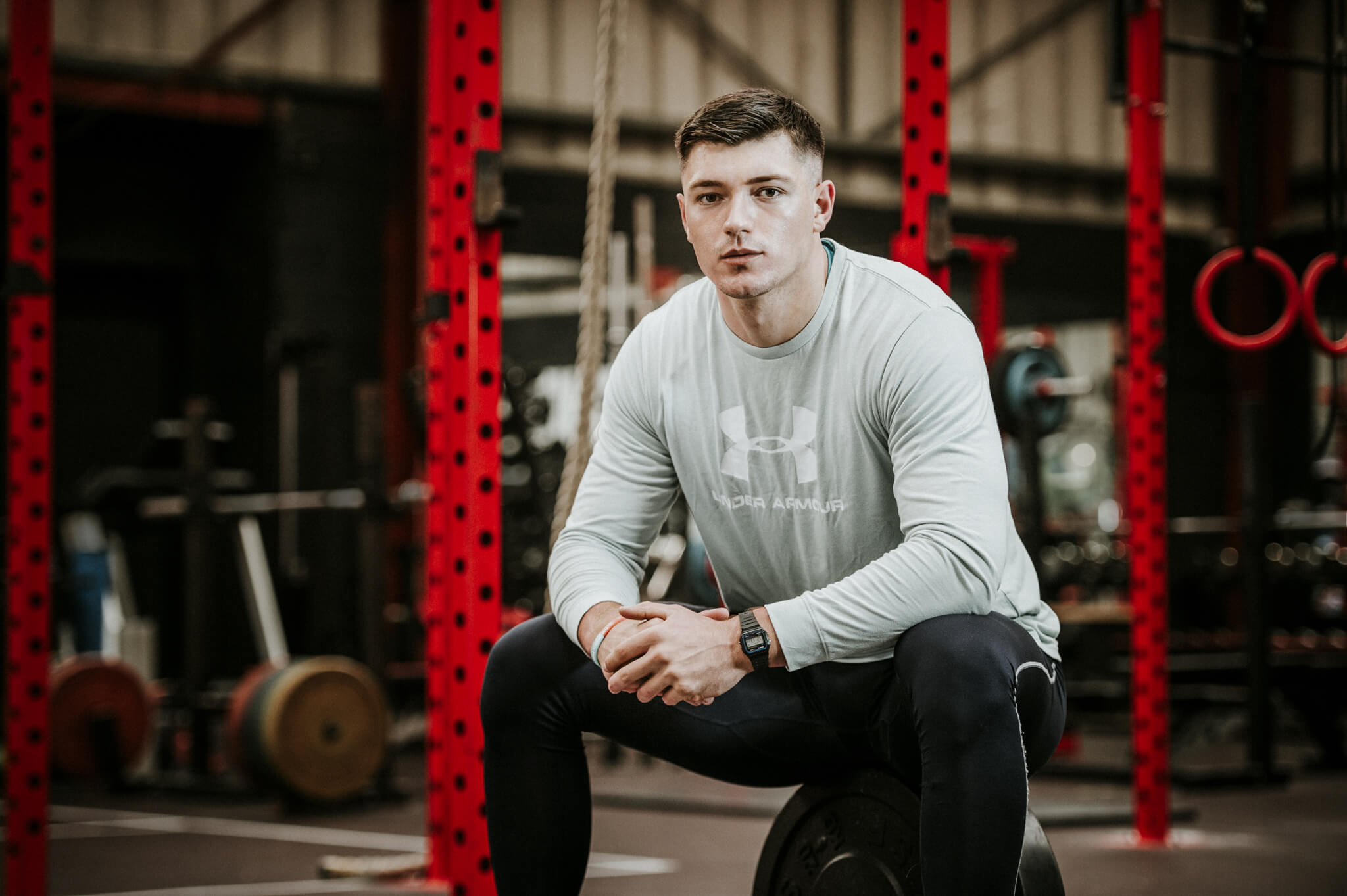 Olly Butterworth in gym