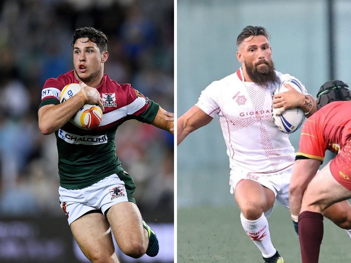 Mitchell Moses of Lebanon and Jarrod Sammut of Malta