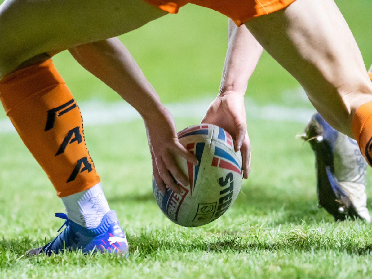 International Rugby League ball SWpix