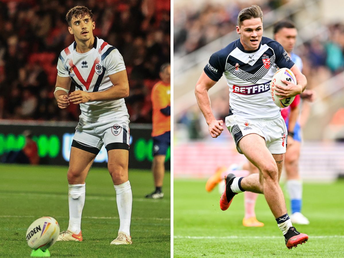 England v France Jack Welsby Arthur Mourgue