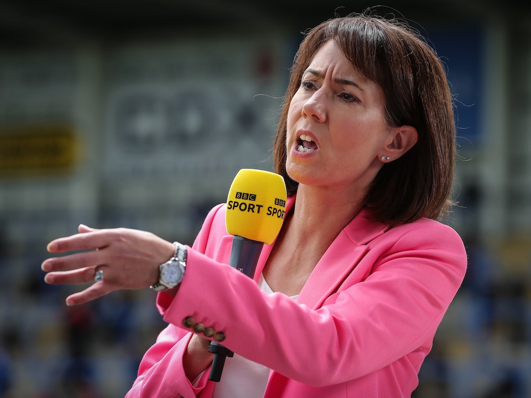 Super League Show presenter Tanya Arnold