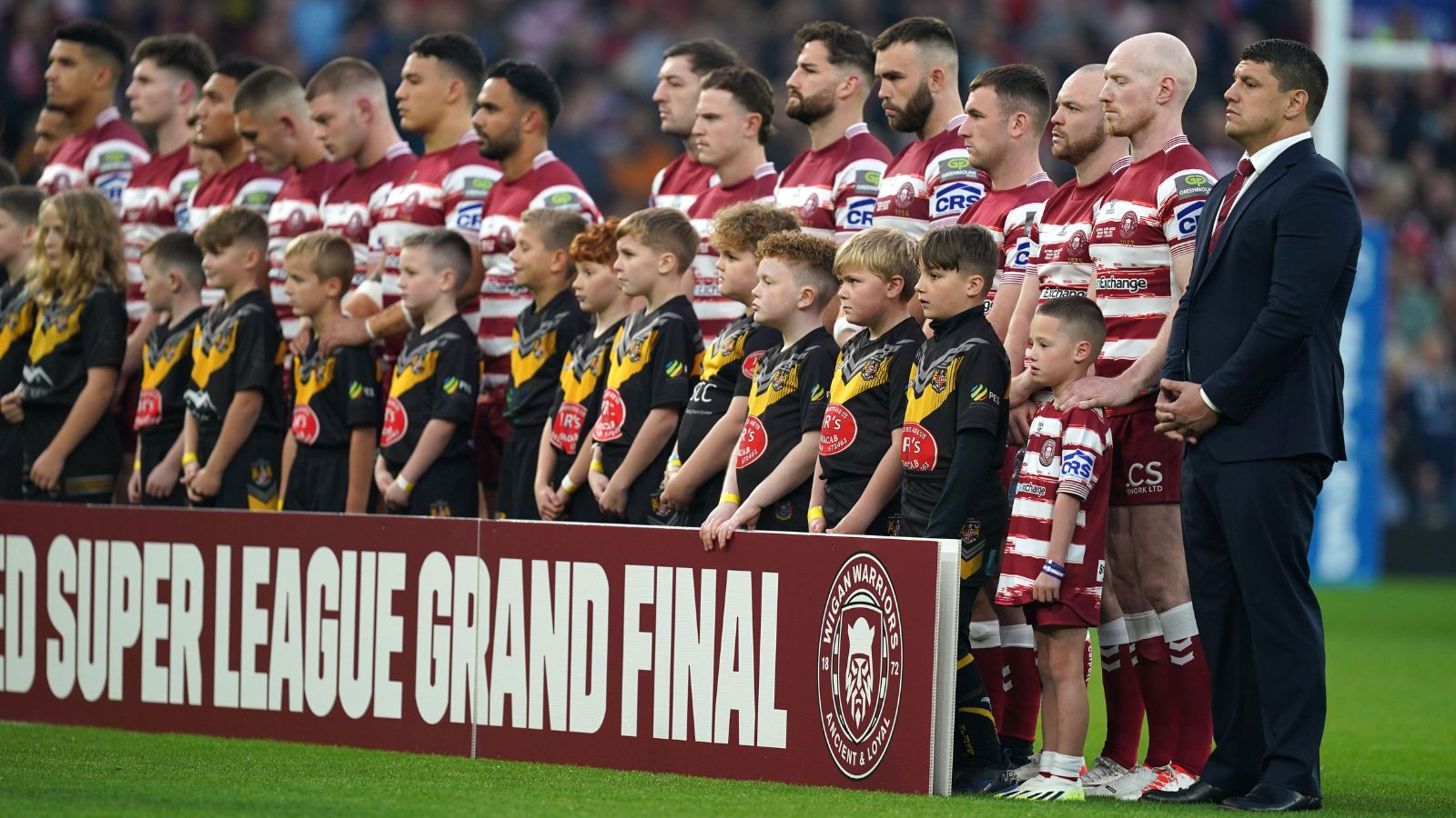 Wigan Warriors dealt Ethan Havard blow on prop’s return in first half of Super League Grand Final