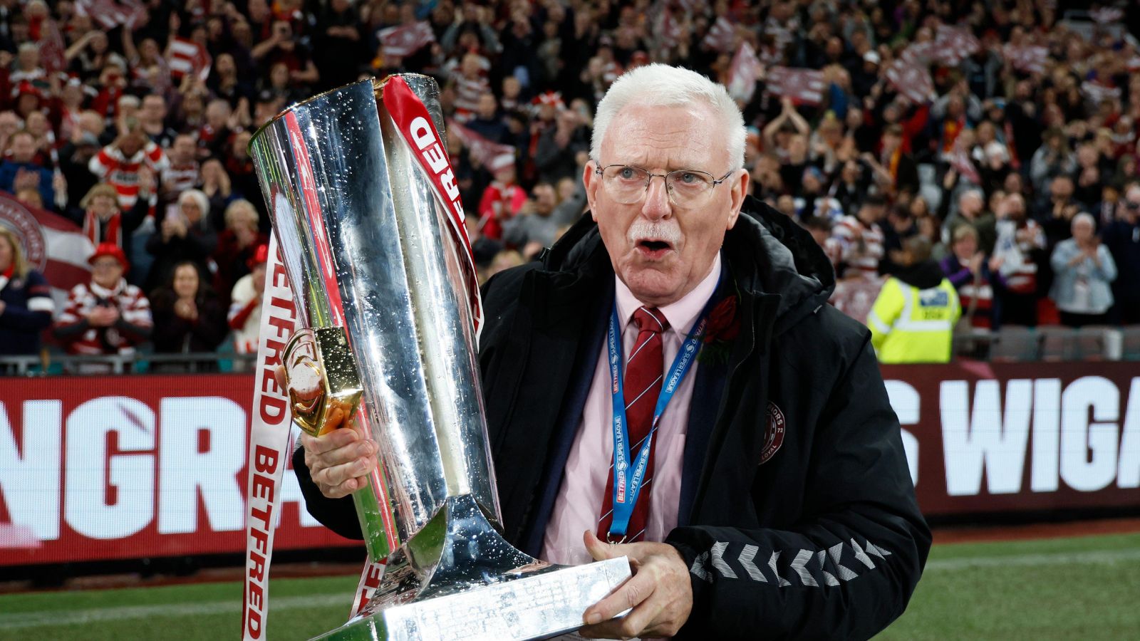 Ian Lenagan Wigan Warriors Alamy