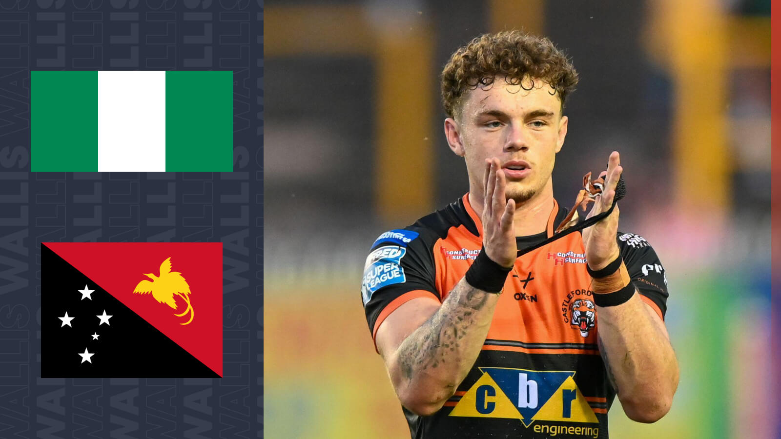 Elliot Wallis, Nigeria flag, Papua New Guinea flag