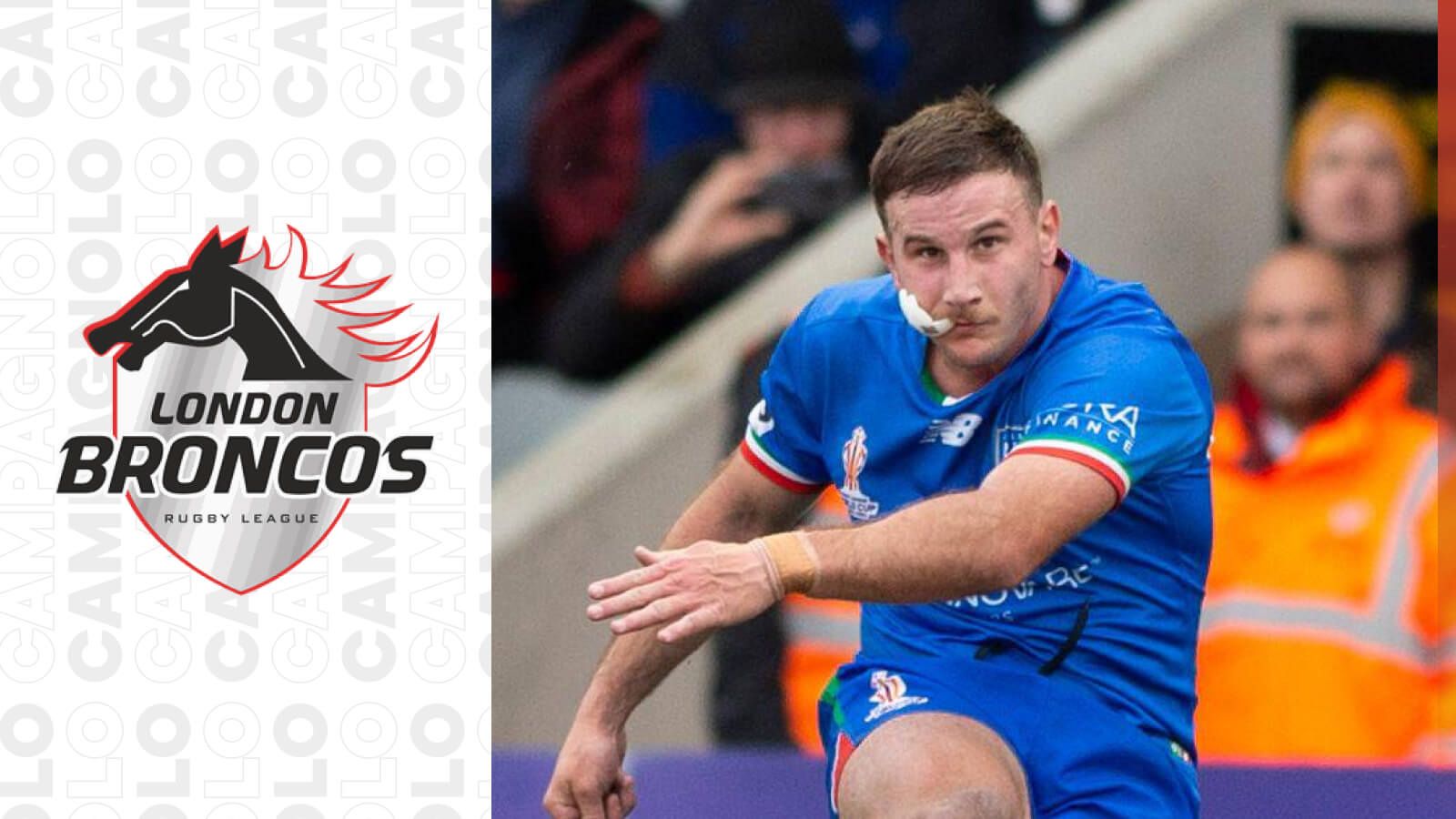 London Broncos make eighth new signing for Super League return in shape of Italy World Cup star