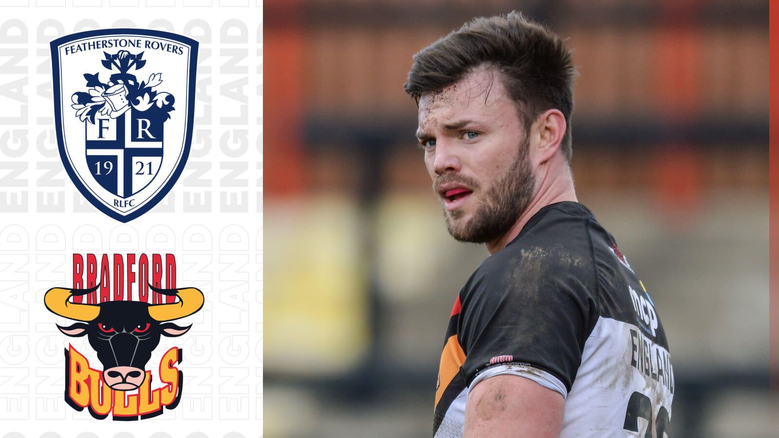Brad England Featherstone Rovers Bradford Bulls Alamy
