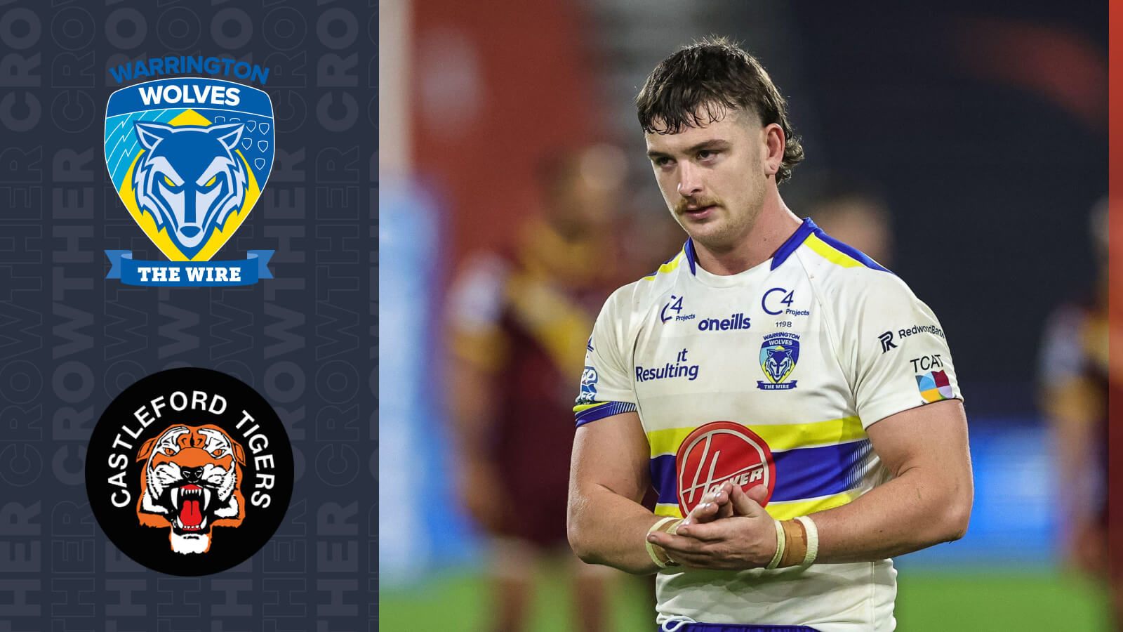 Jordan Crowther Warrington Wolves Alamy