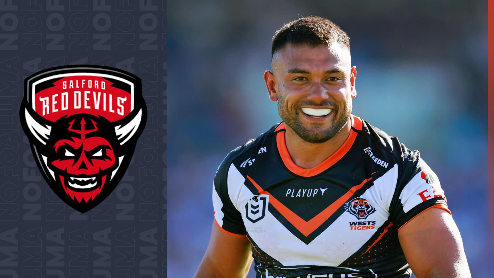 David Nofoaluma Salford Red Devils Alamy