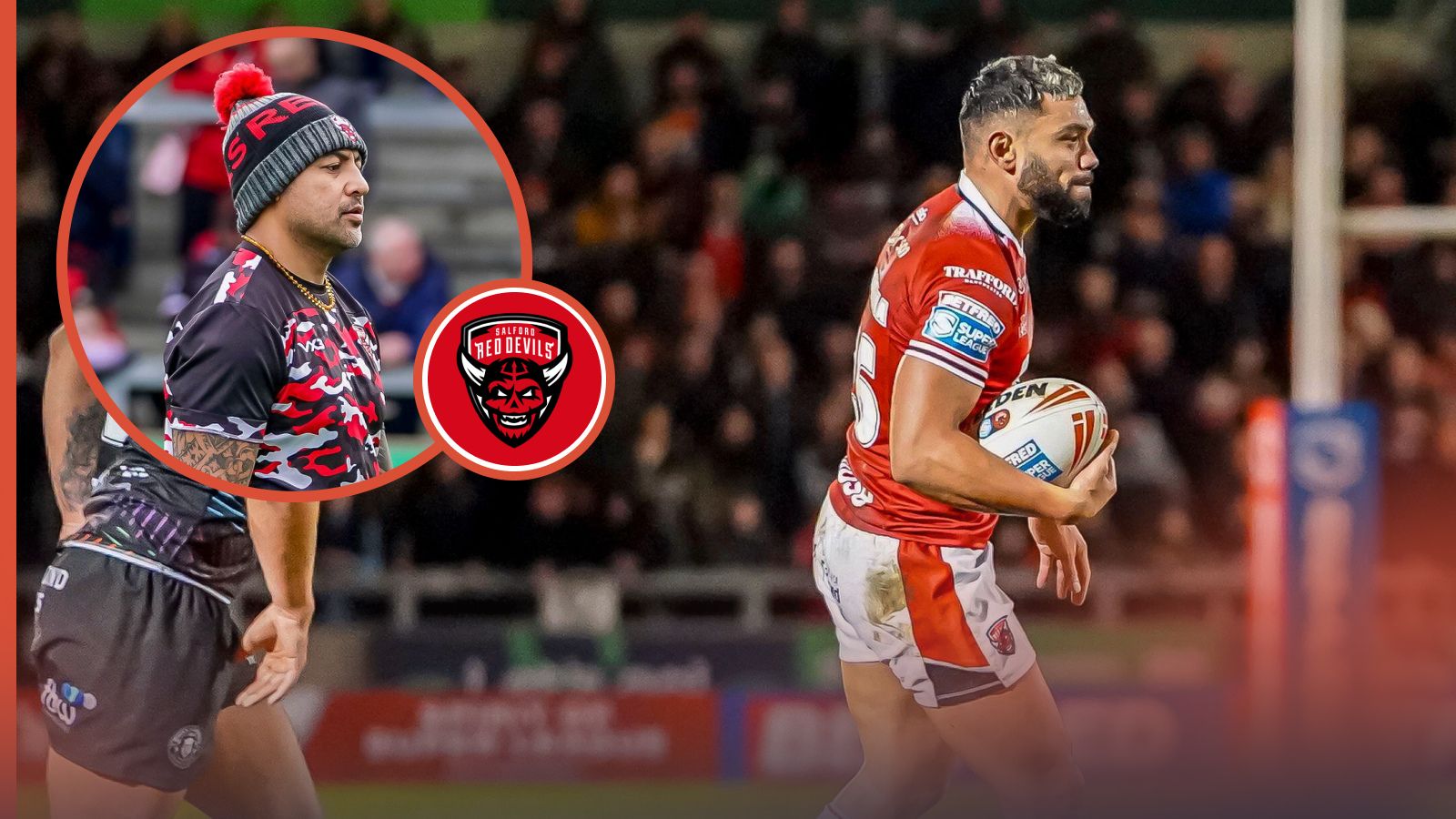 David Nofoaluma Salford Red Devils Alamy