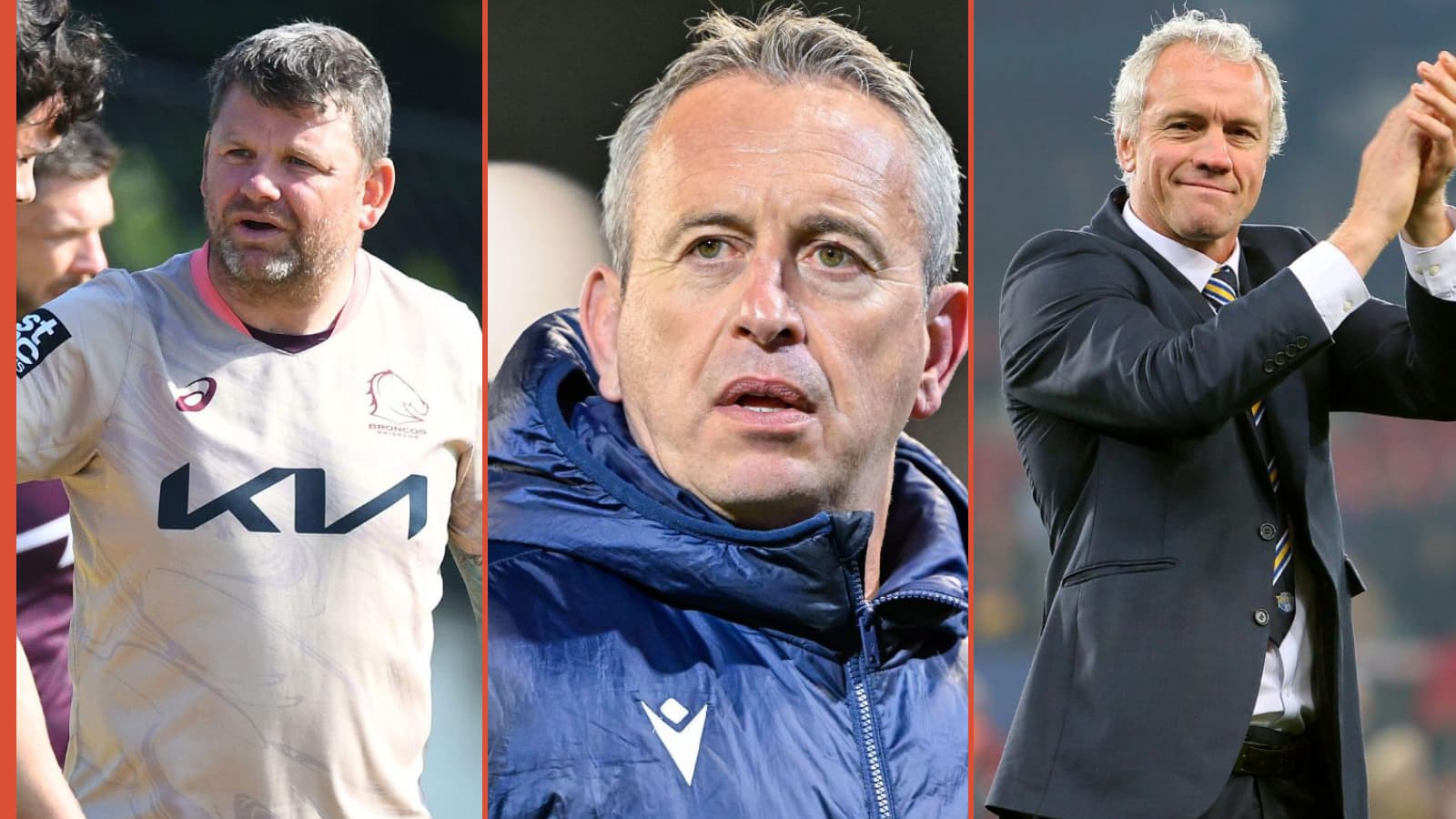 Lee Briers, Steve McNamara and Brian McDermott