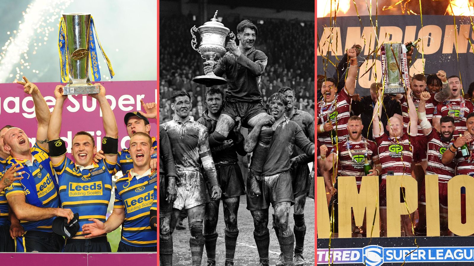 Leeds Rhinos 2009, Warrington 1955, Wigan Warriors 2024
