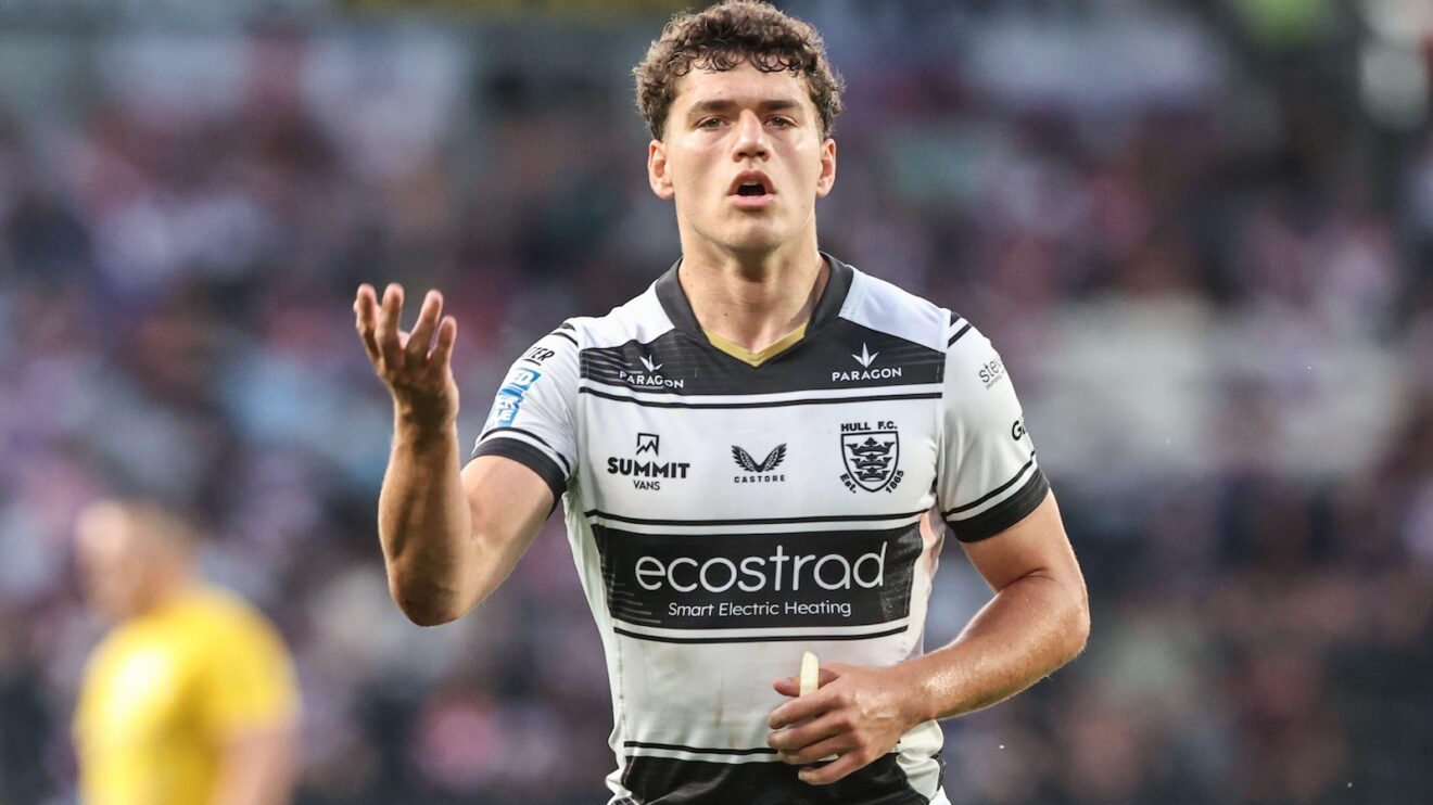 Lewis Martin in action for Hull FC in 2025