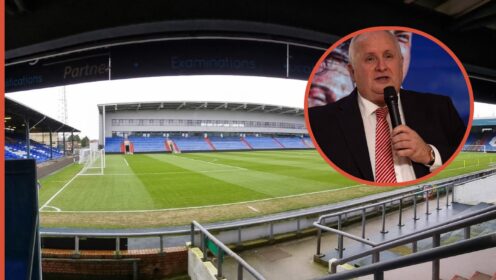 Oldham chairman to step aside after ‘non-enforceable’ stadium ban