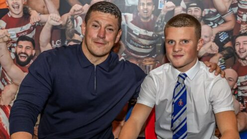 Super League coach’s son follows in father’s footsteps with Wigan Warriors move