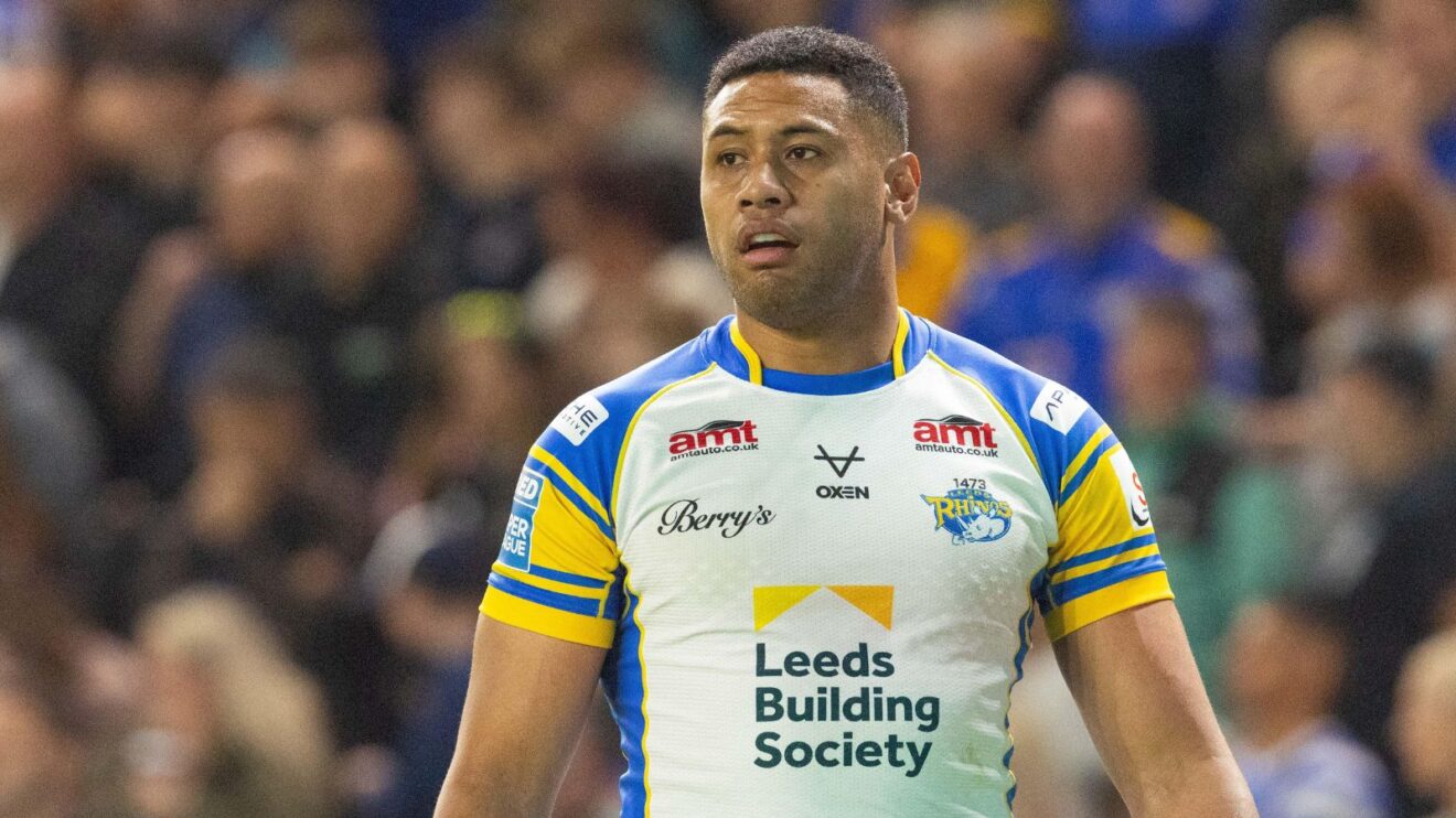 David Fusitu'a in action for Leeds Rhinos in 2024