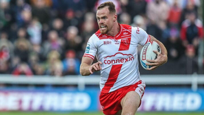 Joe Burgess in action for Hull KR in 2025