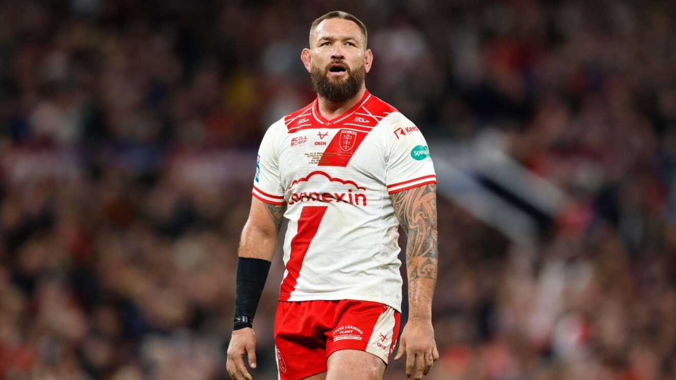Jared Waerea-Hargreaves in action for Hull KR in the 2025 Super League Grand Final