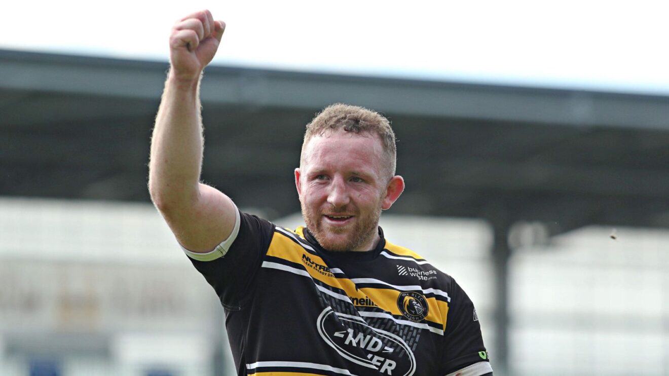 Conor Fitzsimmons celebrates a York win in 2025