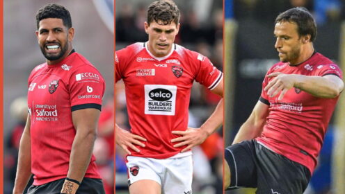 The 9 Salford Red Devils players now free agents after relegation confirmed