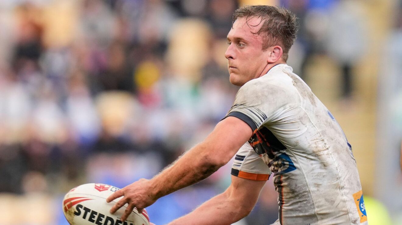 Jez Litten in action for England in 2023