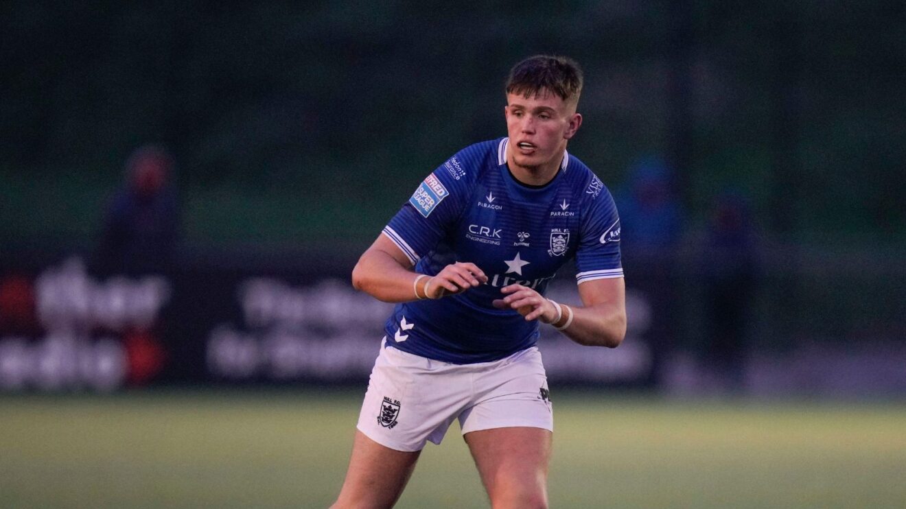 Will Gardiner in action for Hull FC