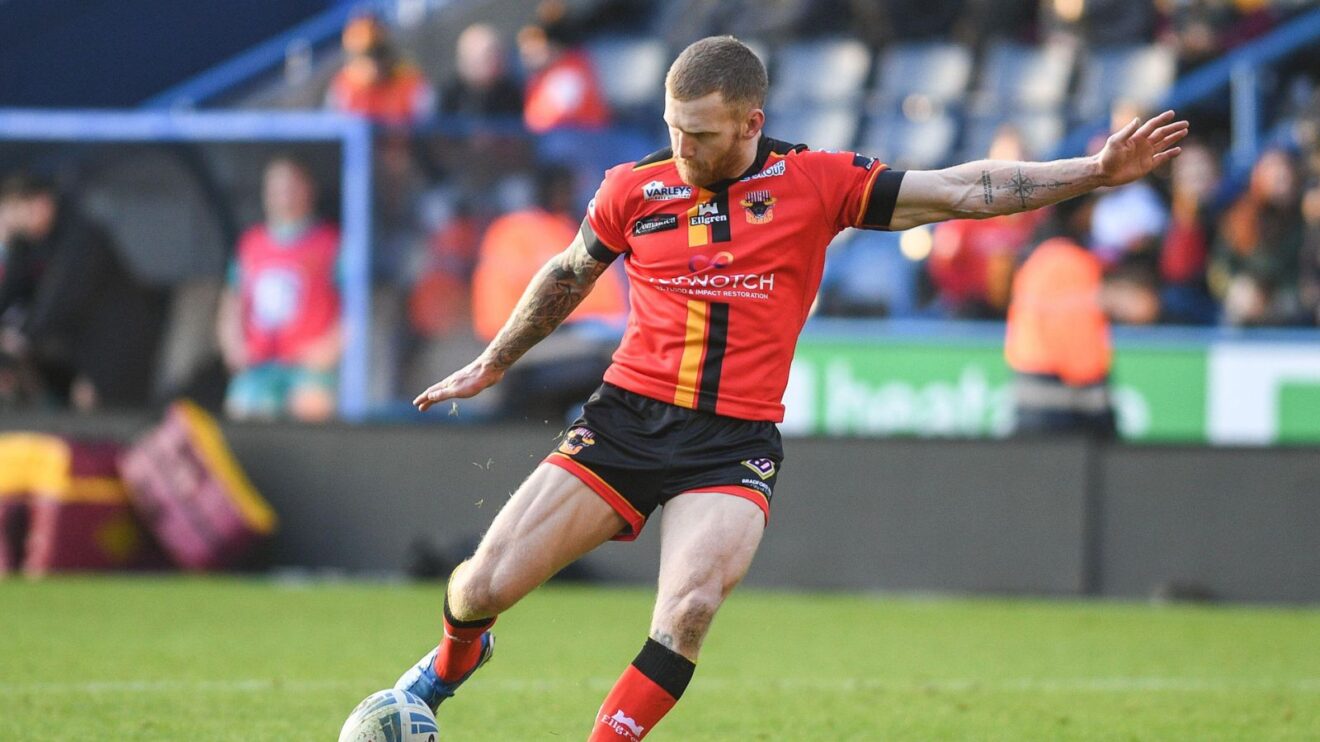 Joe Keyes in action for Bradford Bulls in 2025