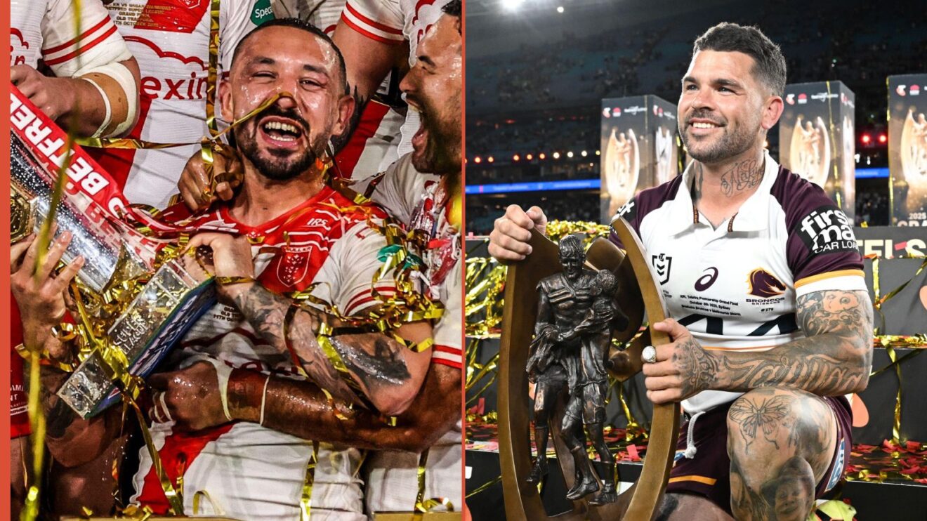 A two panel image of Elliot Minchella and Adam Reynolds