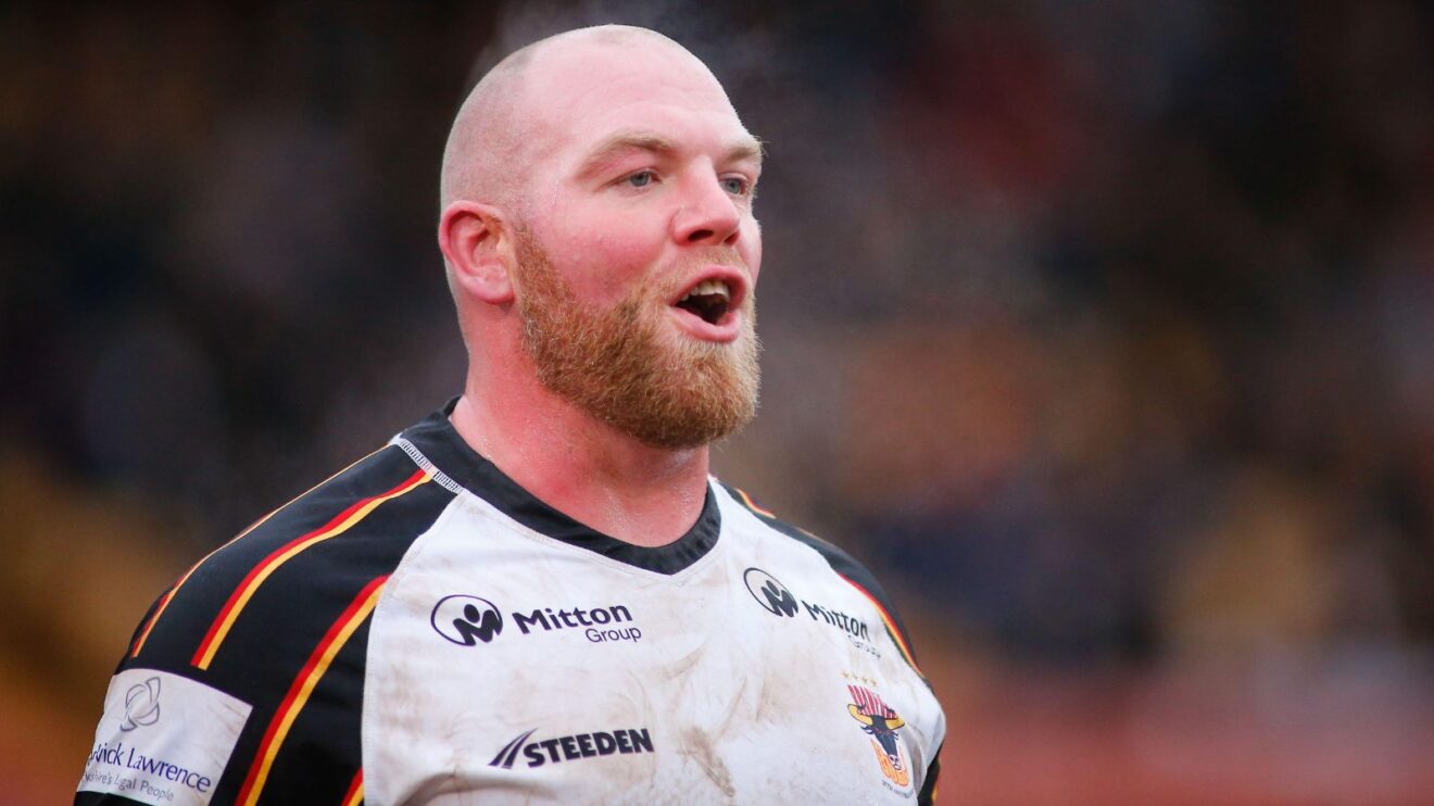 Steve Crossley in action for Bradford Bulls in 2022
