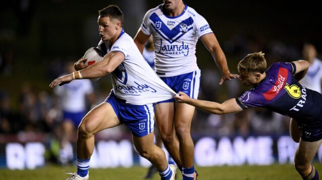 Luke Smith in action for Canterbury Bulldogs in 2024