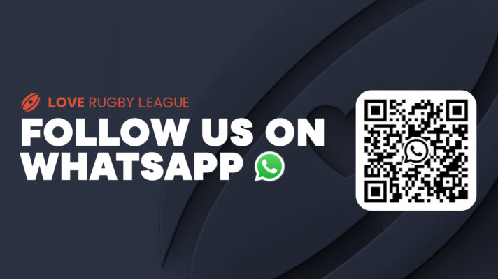 A QR code to join the Love Rugby League WhatsApp community