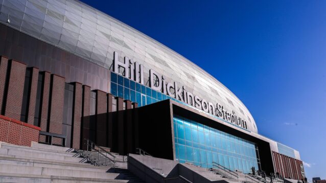 A general view of Everton FC's Hill Dickinson Stadium