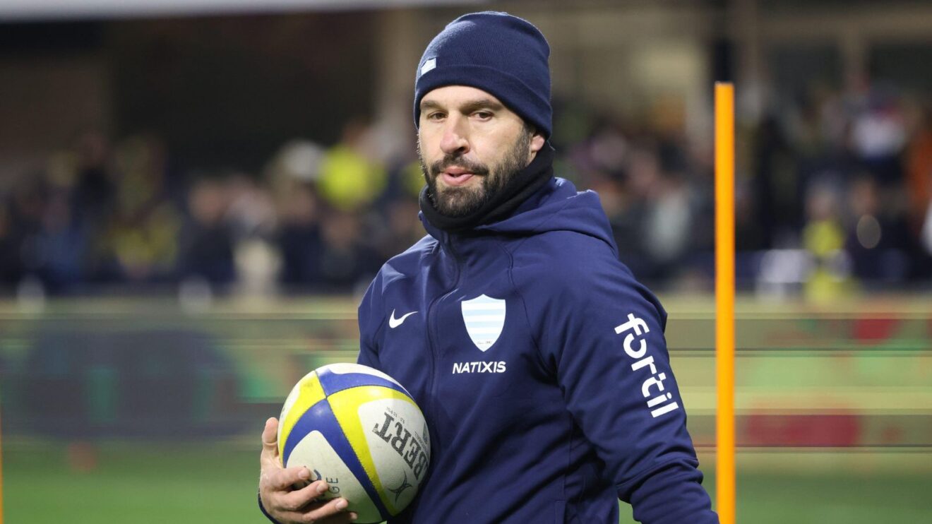 Frédéric Michalak pictured ahead of a Racing 92 game in 2023