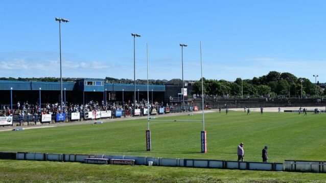 A general view of Derwent Park, the home of Workington Town