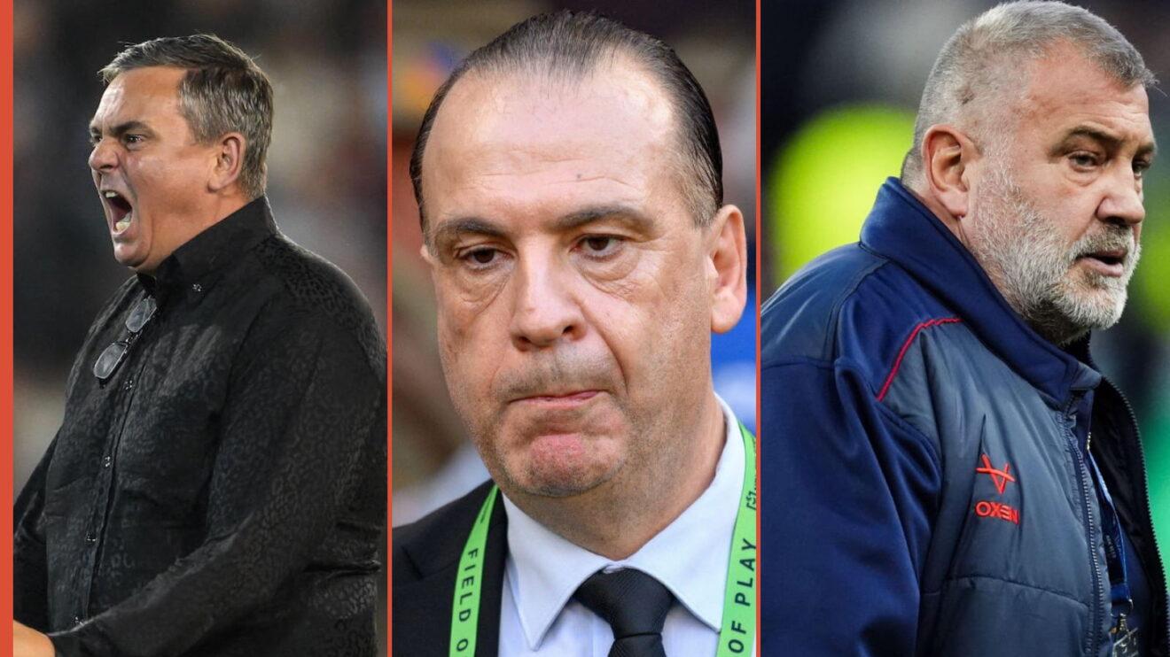 Derek Beaumont, Peter V'landys and Shaun Wane