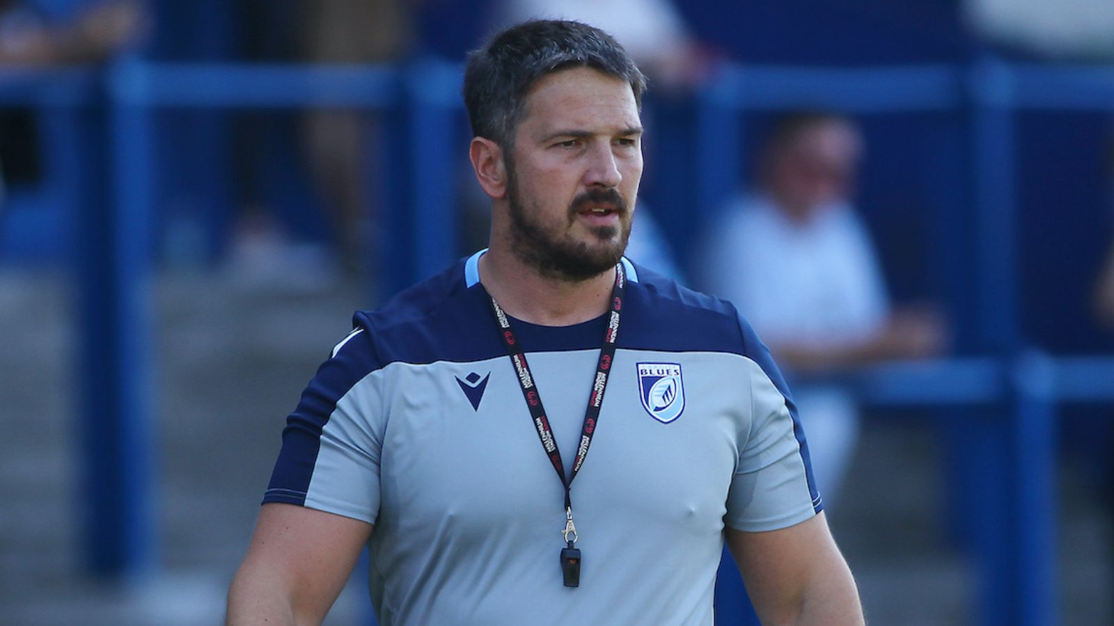 Former Super League ace Aled James pictured in a Cardiff Rugby t-shirt