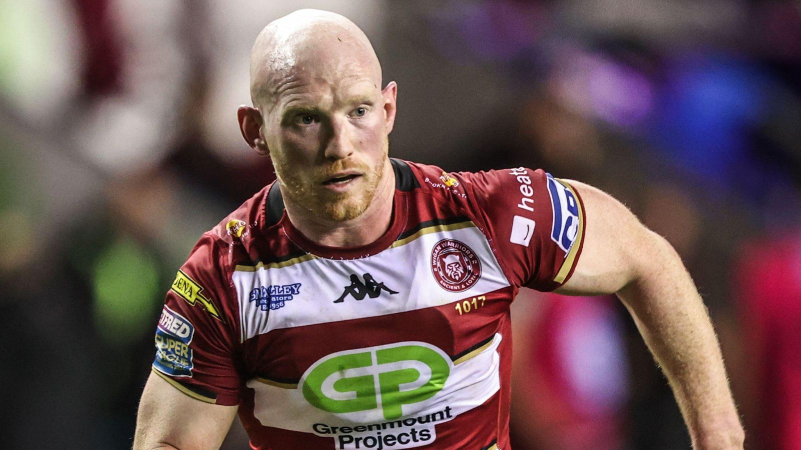 Liam Farrell in action for Wigan Warriors in 2025