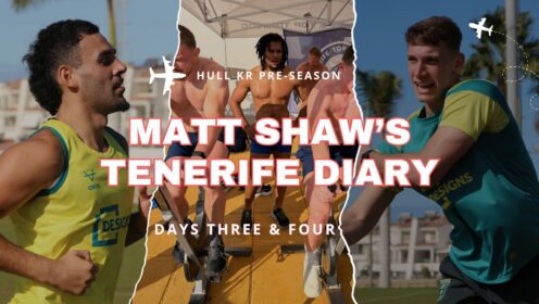 Matt Shaw’s Hull KR Tenerife diary: Ironman, Squad competition, Padel kings…