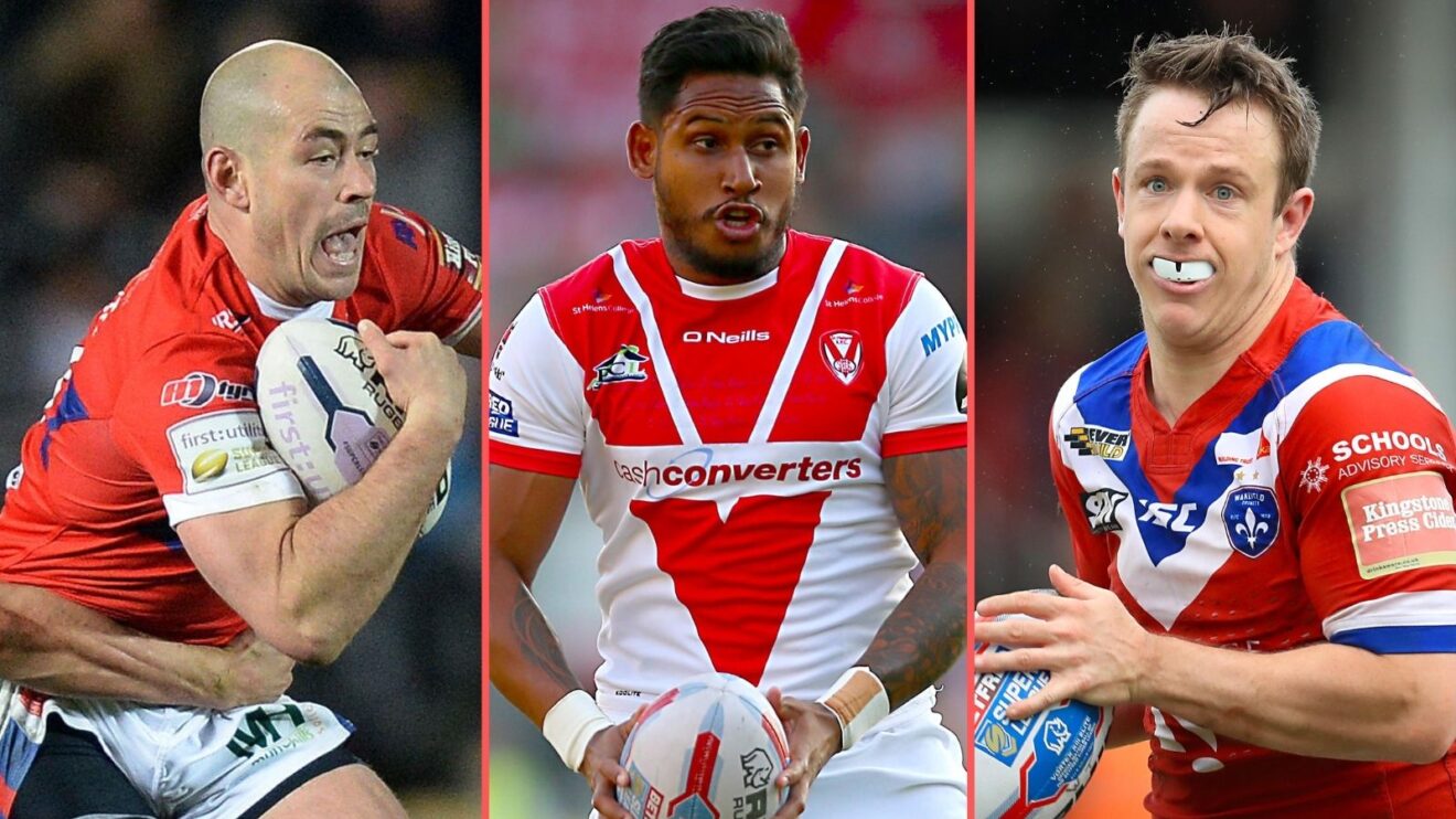 A three-panel split-screen of Terry Campese, Ben Barba and Sam Williams