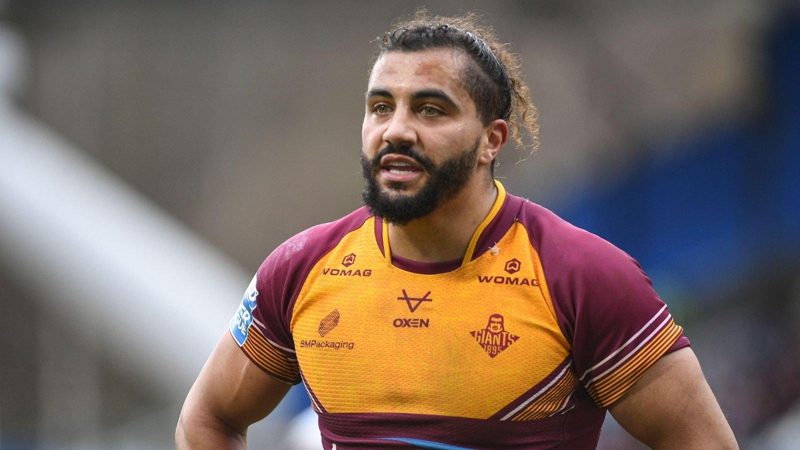 Ashton Golding in action for Huddersfield Giants in 2025