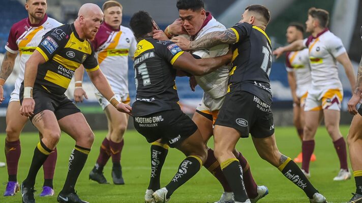 Chris Patolo caught the eye on his first outing in Huddersfield Giants colours.