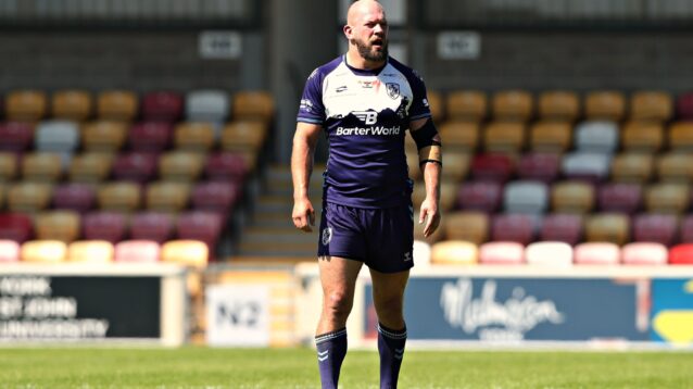 Brad Day in action for Featherstone Rovers in 2025