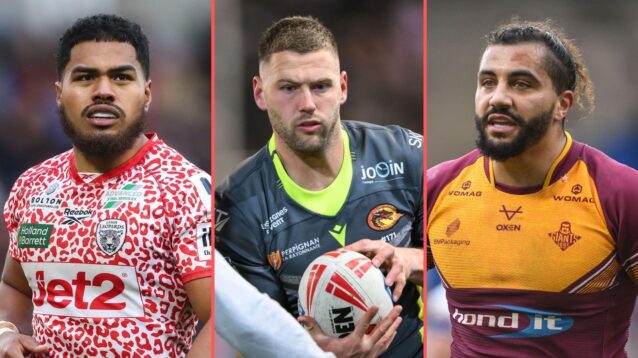 A three-way split-screen of Alec Tuitavake, Bayley Sironen and Ashton Golding