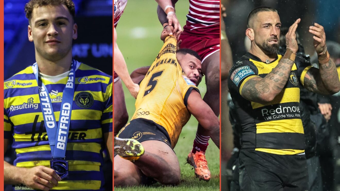 Cai Taylor-Wray, Mikaele Ravalawa and Paul Vaughan