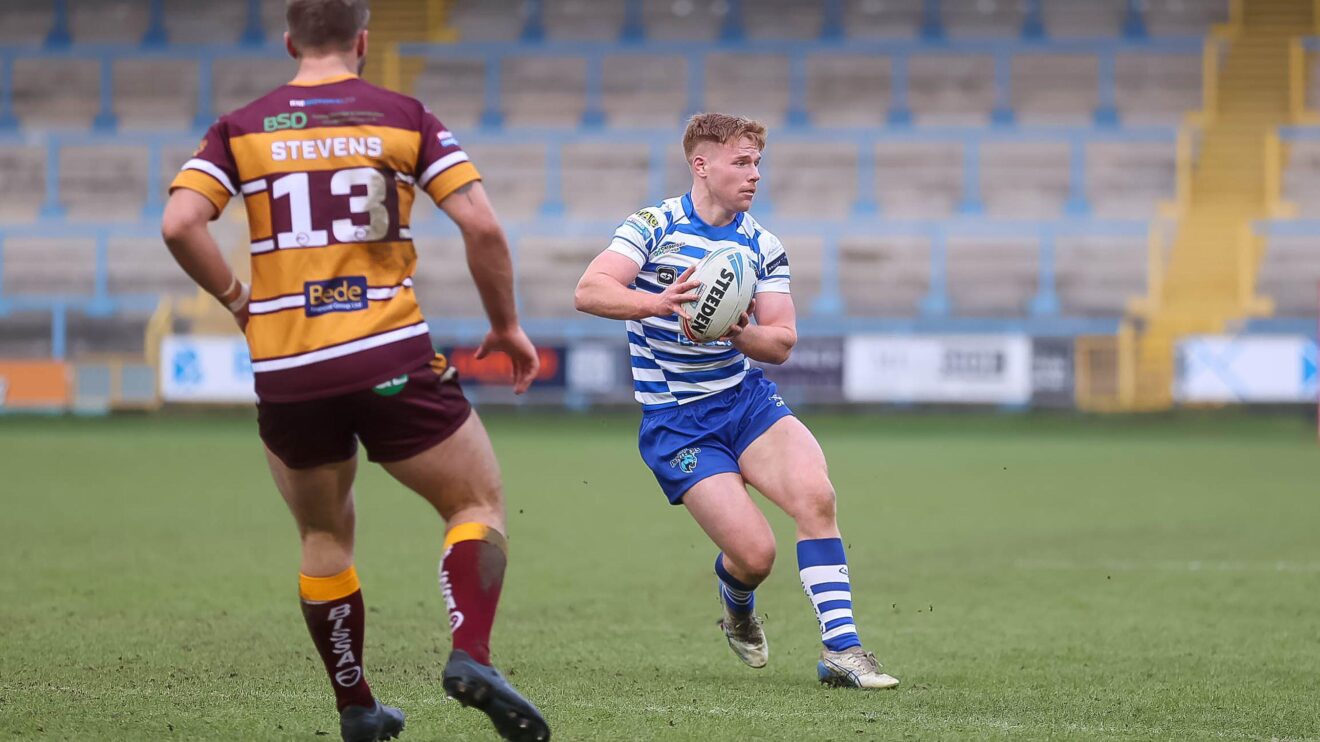 Tom Inman in action for Halifax in 2026.