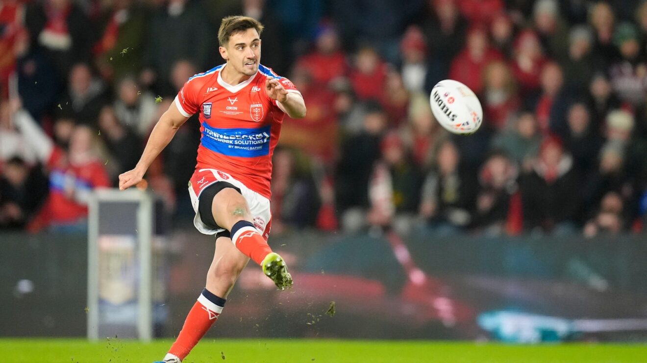 Arthur Mourgue in action for Hull KR in their 2026 World Club Challenge triumph