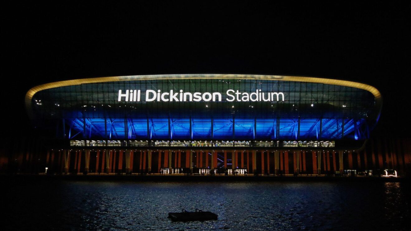 A general view of the outside of the Hill Dickinson Stadium