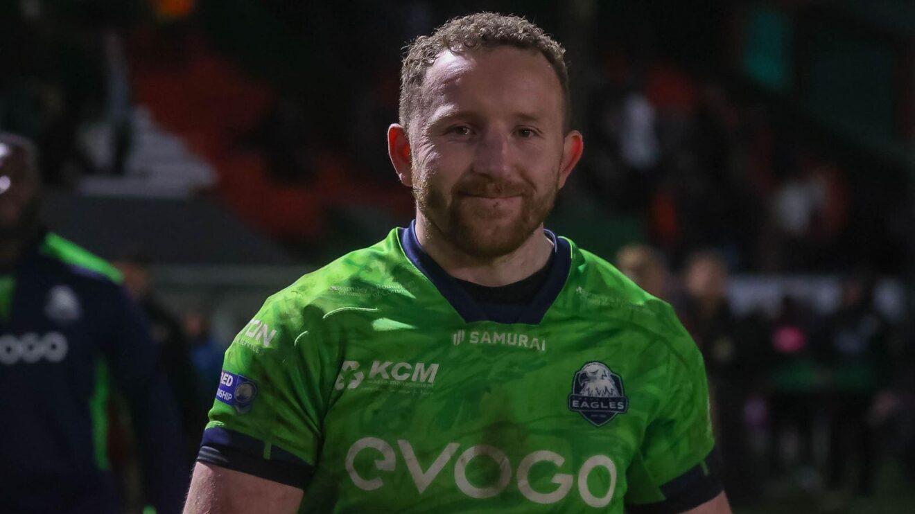 Conor Fitzsimmons all smiles following a Sheffield Eagles win