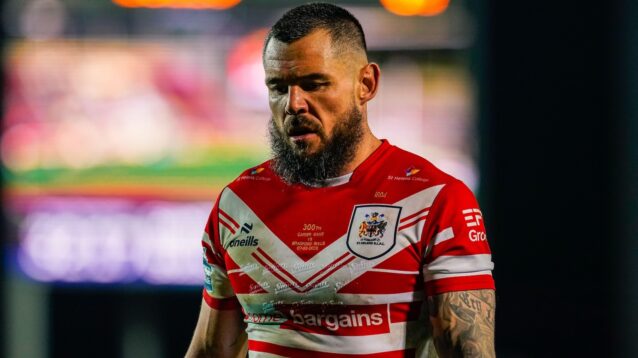 David Klemmer in action for St Helens in 2026